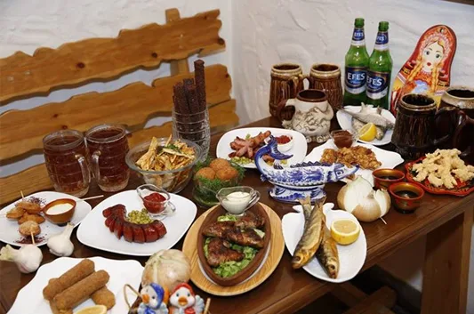 Photograph of "Trın Trava" Russkaya izba 